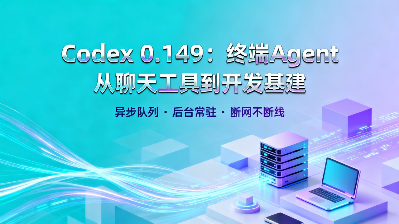 Codex 0.149：终端Agent从聊天工具到开发基建
