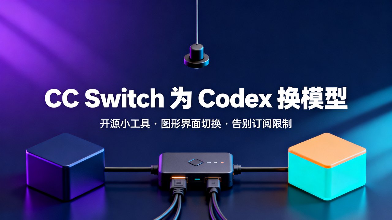 CC Switch 为 Codex 换模型