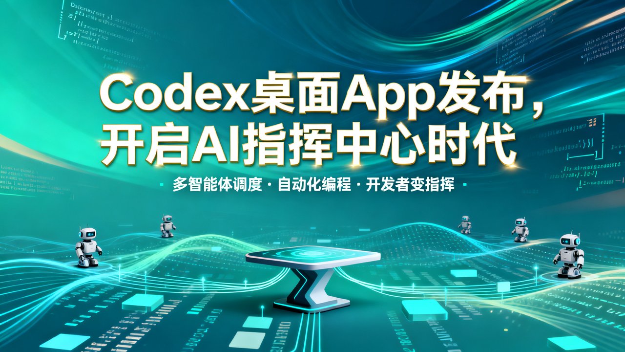 Codex桌面App发布，开启AI指挥中心时代