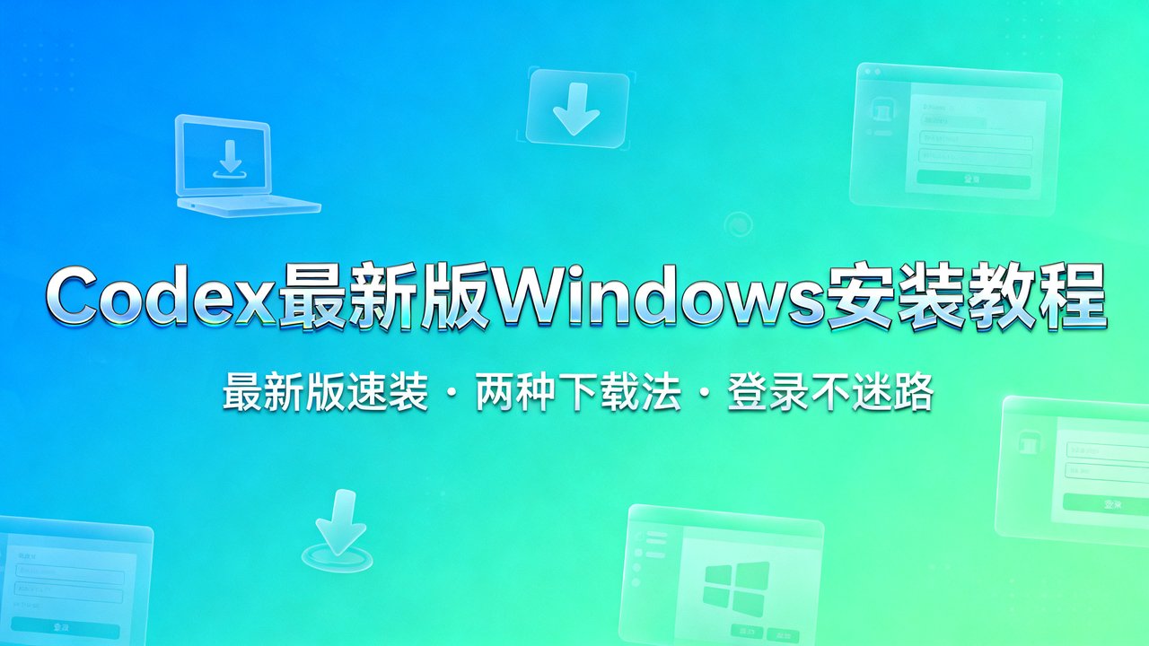 Codex最新版Windows安装教程