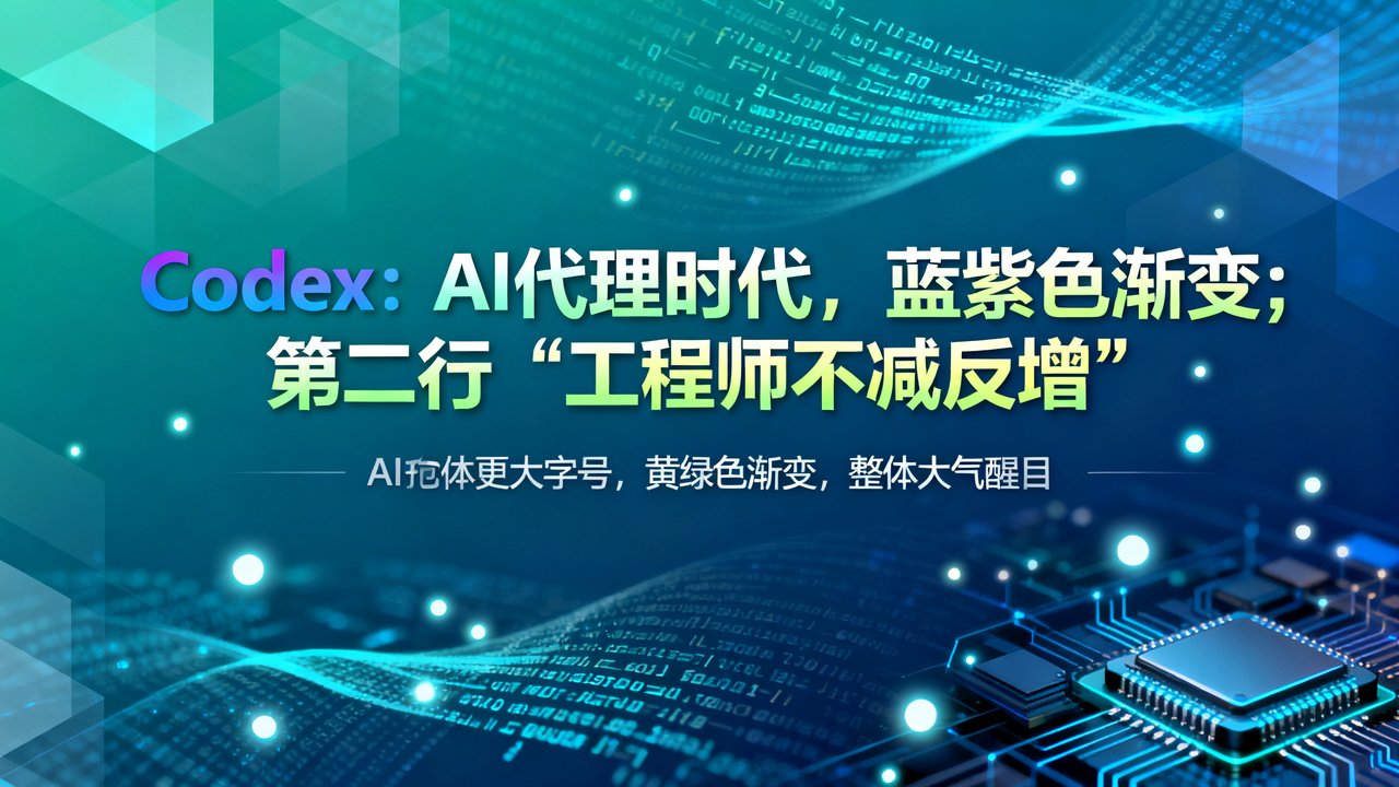 Codex：AI代理时代工程师不减反增