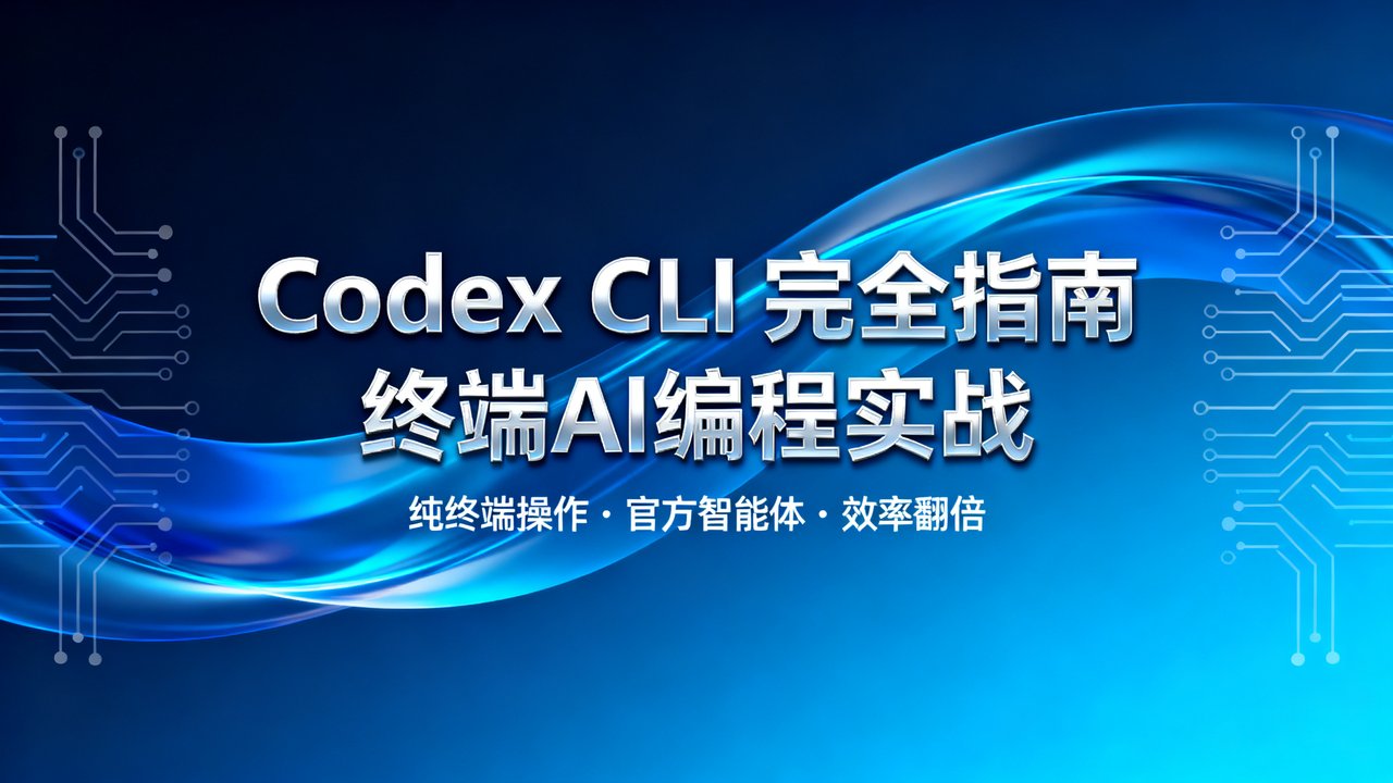 Codex CLI 完全指南：终端AI编程实战