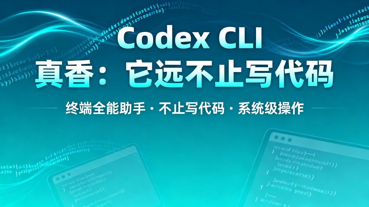 Codex CLI 真香：它远不止写代码