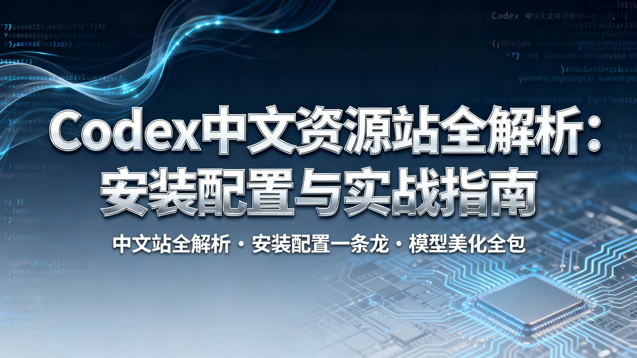 Codex中文资源站全解析：安装配置与实战指南
