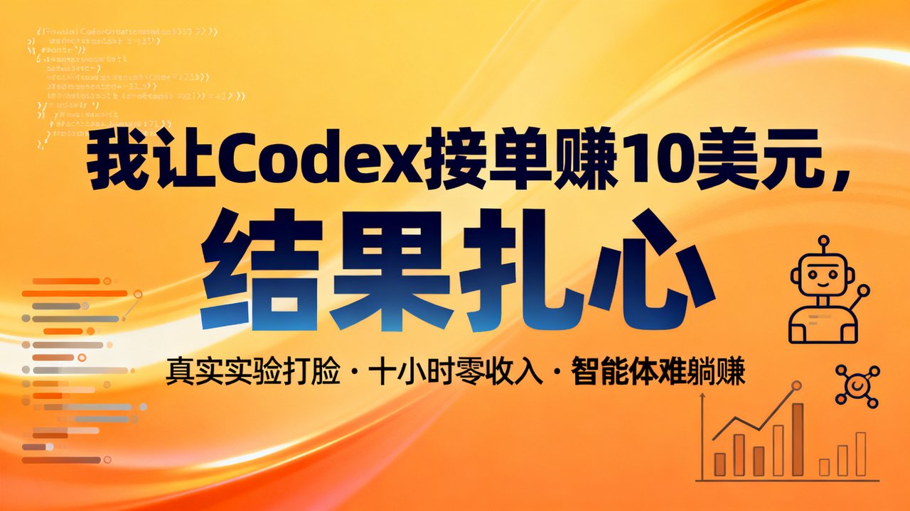 我让Codex接单赚10美元，结果扎心