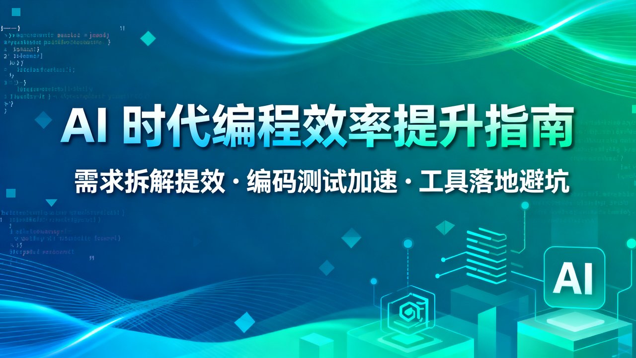 AI 时代编程效率提升指南