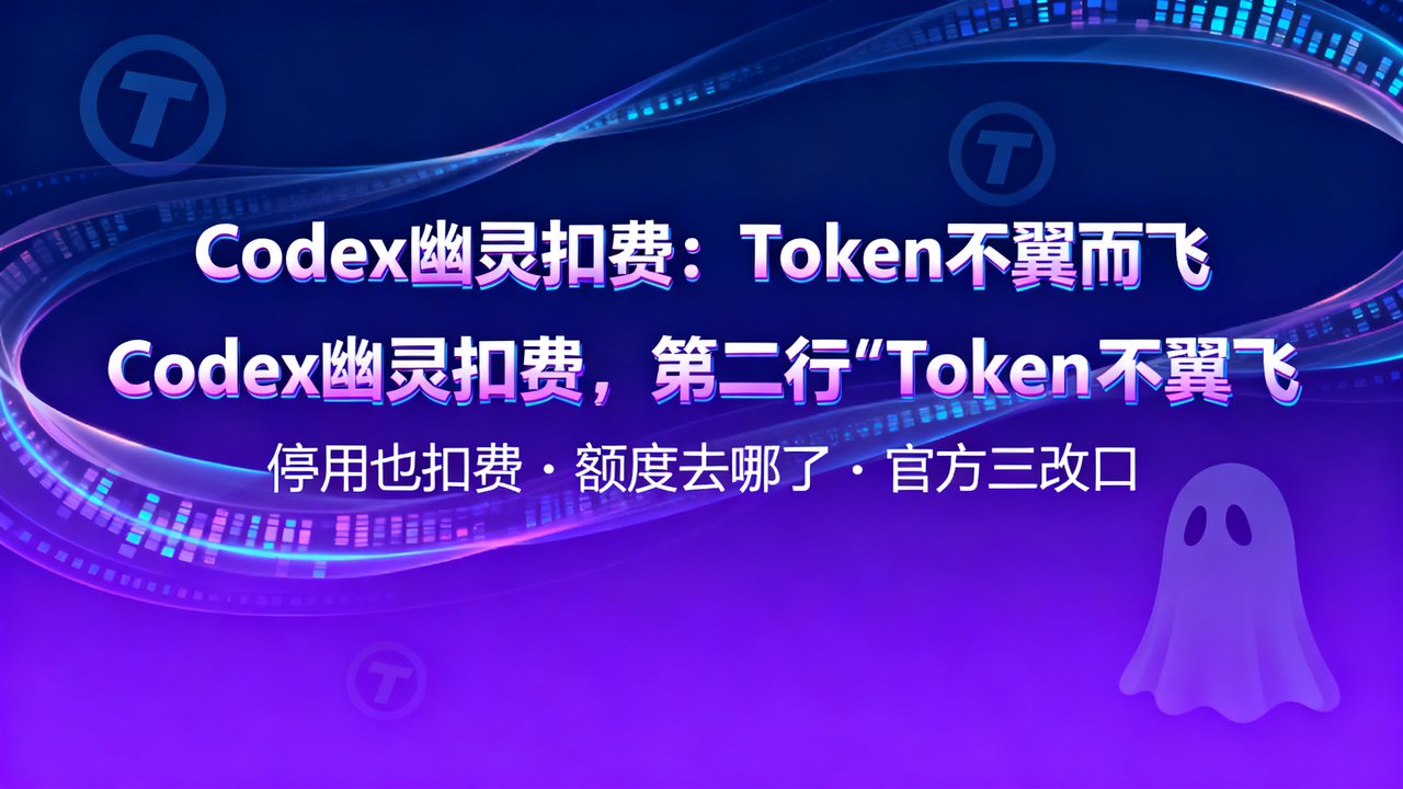 Codex幽灵扣费：Token不翼而飞