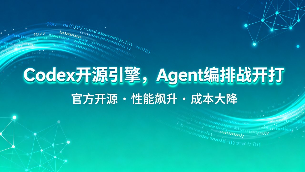 Codex开源引擎，Agent编排战开打