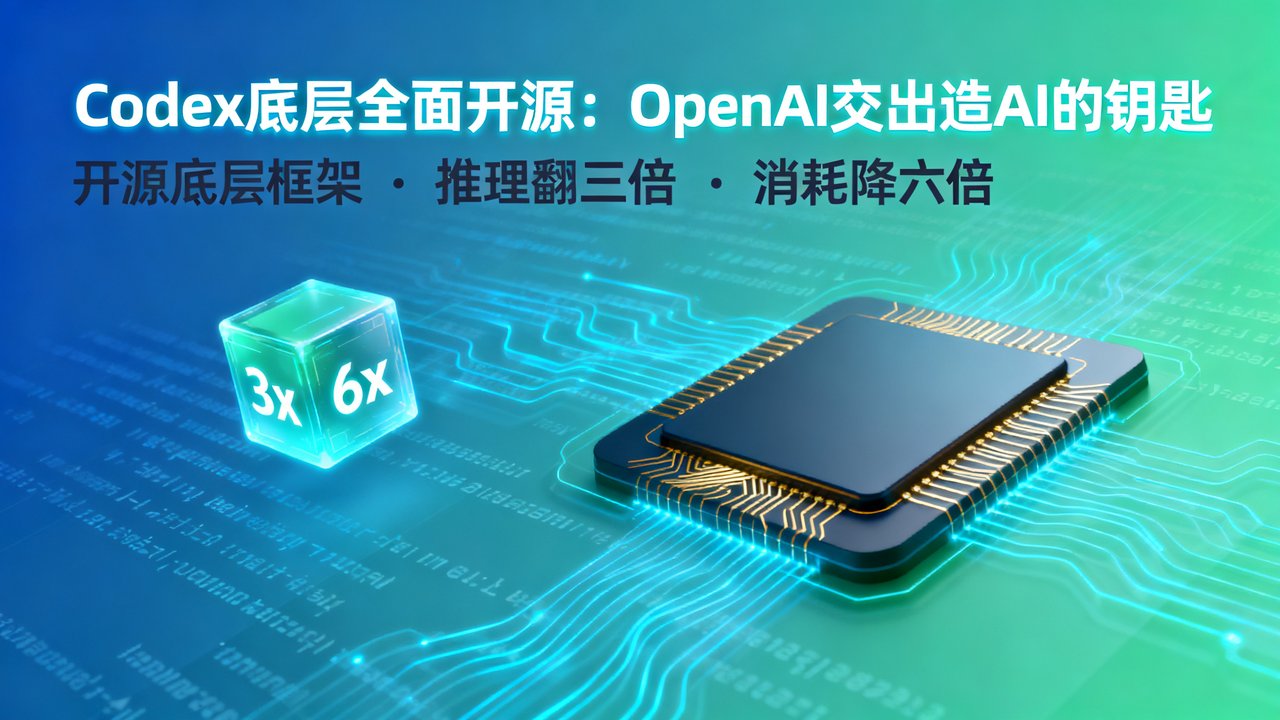 Codex底层全面开源：OpenAI交出造AI的钥匙