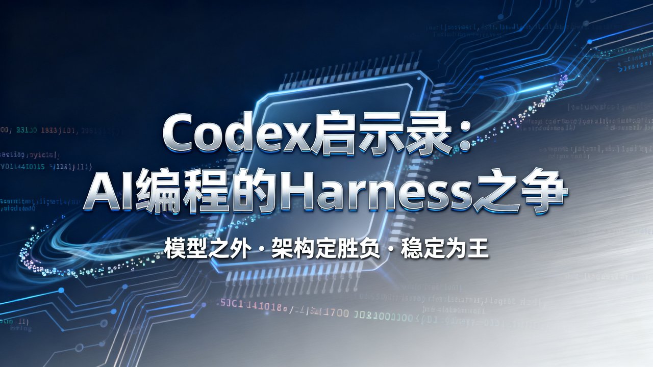 Codex启示录：AI编程的Harness之争