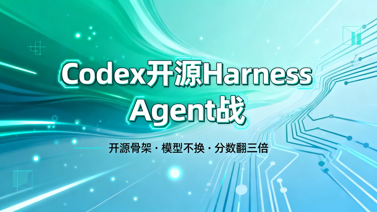 Codex开源Harness，Agent战